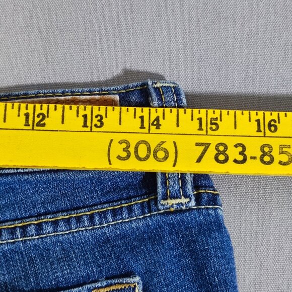 Levi's jeans women's junior 11 S/C denim blue colour boot cut low-rise cowgirl - Picture 10 of 14